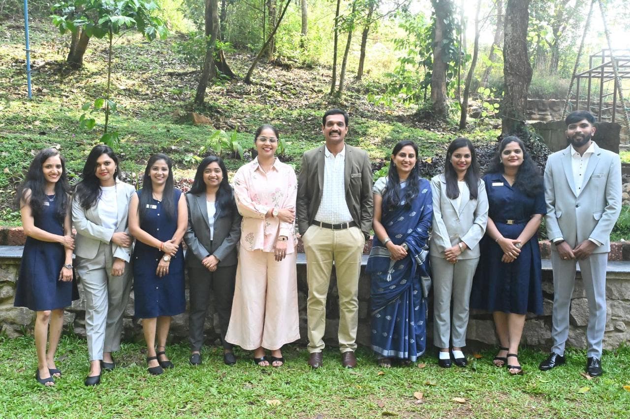 Professional team smiling